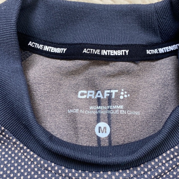 Craft Active Intensity Baselayer Long Sleeve Crew Neck Shirt Womens Medium - Picture 6 of 12